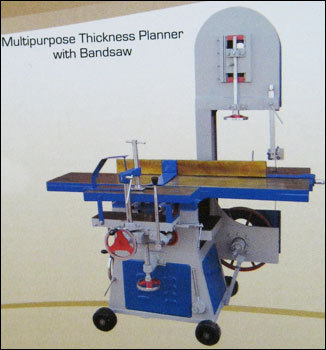 Multipurpose Thickness Planner With Bandsaw